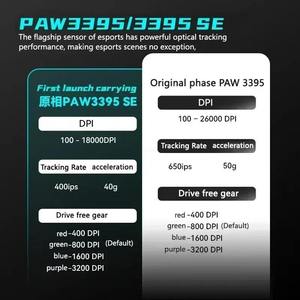 Ratón Inalámbrico para Juegos ATK VXE Serie R1 SE+/R1/R1 PRO/R1 PRO MAX, Tres Modos, Ligero, PAW3395 - Product Image 6