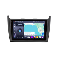 Autoradio Android 15 de 9 pouces avec écran IPS, processeur Octa Core, navigation GPS, lecteur multimédia et DSP pour VW Volkswagen Polo 2012-2015