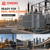 Transformateur abaisseur triphasé immergé dans l'huile 11 kV 60 Hz pour projets industriels