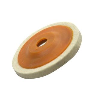 Tampon de polissage en laine pour l'entretien automobile, taille personnalisée OEM, haute efficacité, compatible avec les meuleuses d'angle - Product Image 6