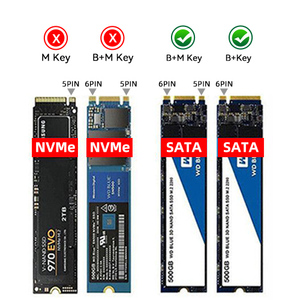 MAIWO K1687S Aluminio SATA M.<span class=keywords><strong>2</strong></span> SSD Caja USB3.<span class=keywords><strong>2</strong></span> Gen <span class=keywords><strong>2</strong></span> 10Gbps Caja de estado sólido externo Caja Tipo C Caja de disco duro - Product Image 6