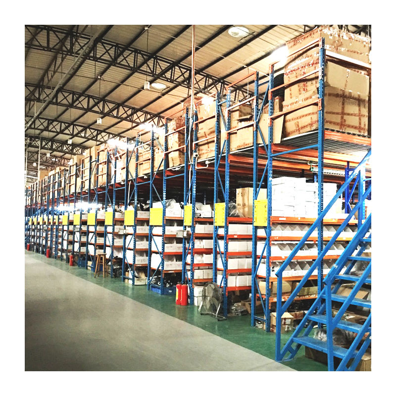 Heavy Duty Steel Multi-Level Warehouse Pallet Racking System Mezzanine ...
