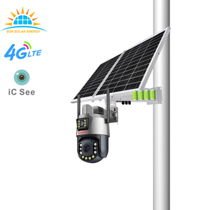 My God 8mp Auto Human Tracking Solar Camera Security Ptz System Dual Lens 4g 36x Zoom Wifi 4k Solar Cctv for Outdoor Farm Dc12v - Product Image 3