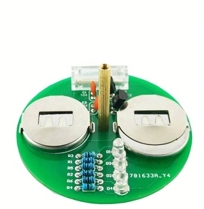 Kit de Práctica de Soldadura con LED Giratorio de Escritorio y Luces de Colores Intermitentes, Divertido Proyecto de Soldadura Electrónica DIY - Product Image 1