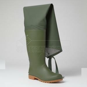 Bottes de randonnée cuissardes en PVC Équipement d'aventure en plein air de qualité supérieure - Product Image 1