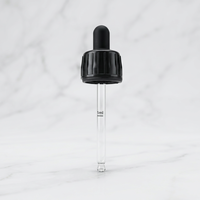 Bouteille compte-gouttes en verre de haute qualité de 28 mm avec bouchon inviolable pour sirop
