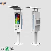 Kiosque de commande automatique en plein air avec écran tactile Android IP65, kiosque de paiement en libre-service, kiosque de commande automatique pour restaurant, café