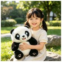 Peluche artisanale style célébrité influenceur avec IA et yeux émotionnels