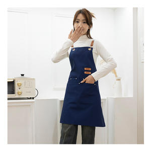 Tablier de cuisine imperméable en gros pour femmes/hommes avec poches, tablier de travail, tablier de nettoyage, uniforme de restaurant et de magasin - Product Image 6