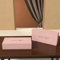 Boîte cadeau en carton rigide écologique haut de gamme personnalisée faite à la main pour la Saint-Valentin, fermeture magnétique, revêtement UV, chocolat
