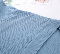 Peignoir d'hôtel en coton, gaze douce pour la peau, super doux, respirant, séchage rapide