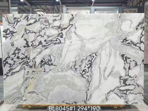 Luxury Natural Polished Marble <b>Slab</b> Bold Veining White and Grey Stone for Modern Hall Countertops Walls & Flooring Decoration - Product Image 6