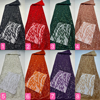 Tissu en dentelle tricotée G3230 écologique, résistant à l'eau, motif floral vintage épi de blé, brodé de perles et de sequins, 8 accessoires