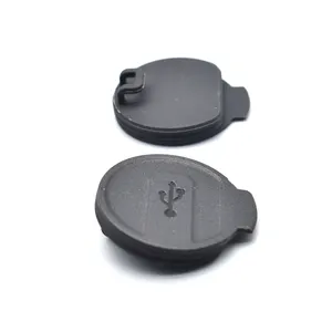 Neues Design schwarzer Gummi-USB-Port Abdeckung Staubstopper hohe Flexibilität und Elastizität Usb-Port Staubschutz Abdeckung