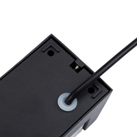 Lámpara de Pared Exterior Moderna de Aluminio Fundido a Presión con Iluminación de Tres Lados IP54 para Porche y Jardín, Aplique de Pared Exterior E27