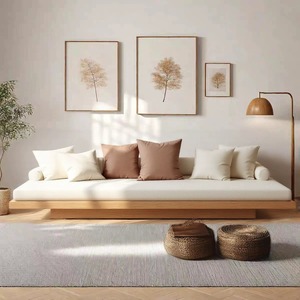 Solid Wood Furniture New Chinese-Style <strong>Pine</strong> Sofa <strong>Bed</strong> for Homes and Hotels Natural Wood Chair and Balcony Seat for Living Room - Product Image 6