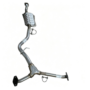 Conjunto de silenciador de escape compatible con: Subaru Impreza 2.5L 2008-2011, sistema de escape de acero inoxidable, tubo de escape - Product Image 3
