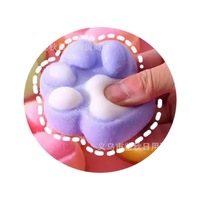 PT produk baru 2025 mainan sensorik untuk anak-anak autistik penghilang stres mainan Squishy bola stres kucing Paw Mochi Taba mainan Squishy
