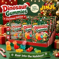 TikTok's viral kerstcadeautjes voor kinderen: Dinosaurusvormige gemengde fruitgummies, halal snoepjes voor een afternoon tea party