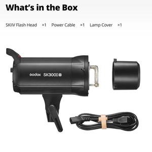 <span class=keywords><strong>Flash</strong></span> de studio compact professionnel Godox 300W SK300IIV SK300II-V 2.4G X System pour la photographie en studio et le streaming - Product Image 6
