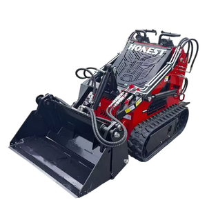 高速輸送ミニスキッドステアローダーEPAエンジンクローラースキッドステアトラックスキッドステアローダー4イン1バケット付き - Product Image 1