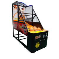 Machine d'arcade de basketball à monnayeur, jeu de simulation de basketball urbain avec écran LCD et système de redemption de tickets