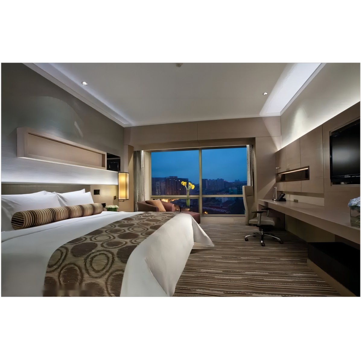 Под заказ, полностью деревянная мебель для спальни, гостиницы, комплекты мебели для отелей