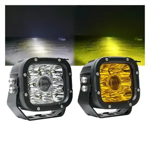 Dài Ranger 5inch 44W LED sương mù lái xe làm việc đèn đèn đèn cho xe 4x4 tự động Phụ Kiện máy kéo offroad xe tải