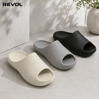 Claquettes Cloud pour femmes, directement du fabricant de chaussures, semelles épaisses en EVA, antidérapantes, pour la douche
