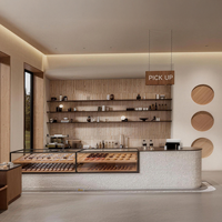 Aménagement et décoration intérieure de café, comptoirs de café modernes sur mesure, mobilier de café-restaurant