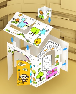 SY玩具3D涂鸦绘画套装儿童纸板绘画和着色DIY玩具5-7岁教育玩具 - Product Image 6