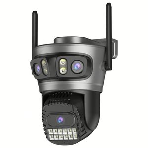 Cámara de Vigilancia Exterior Wi-Fi con Panel y Enchufe de Pared de 120v, con Vigilancia 4K para Grandes Áreas - Product Image 1