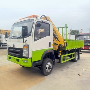Camion grue HOWO 4x2, petit camion grue de 5 tonnes, prix d'usine - Product Image 2