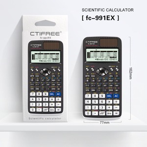 Calculatrice scientifique solaire transfrontalière FX991EX 552 fonctions, matrices, nombres complexes, résolution d'équations, plastique neutre - Product Image 3