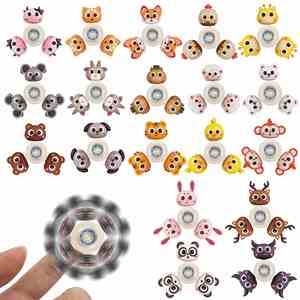 Juguete Giratorio de Tres Aspas con Diseño de Animalito Adorable, Juguete de Mano Giratorio, Mini Gadget Educativo - Product Image 1