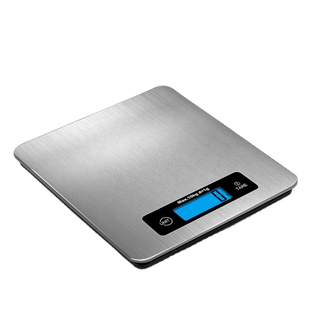Stainless Steel Food Weighing 10kg 22lb Digital Electronic Kitchen weighing Scale