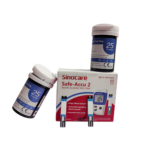 ราคาของแผ่นตรวจวัดระดับน้ำตาลในเลือด <span class=keywords><strong>Safe</strong></span> Accu2 <span class=keywords><strong>Sinocare</strong></span> - Product Image 1