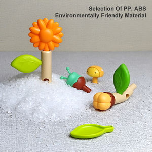 ชุดของเล่นเพื่อการศึกษาสำหรับเด็ก5ถึง7ปีชุดตัวต่อสร้างดอกไม้ PP - Product Image 3