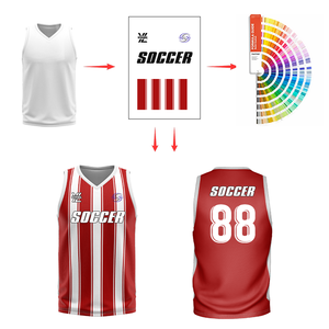 Gilets d'entraînement de football/soccer personnalisés respirants sublimés, maillots de football, dossards de football - Product Image 2