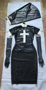 Váy nữ tu bằng <span class=keywords><strong>latex</strong></span> 2024, trang phục nữ tu bằng <span class=keywords><strong>latex</strong></span>, trang phục <span class=keywords><strong>latex</strong></span> gợi cảm - Product Image 4