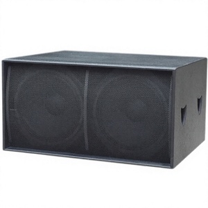 Livraison à domicile : Caisson de basses passif double de 18 pouces, 1200 W RMS, avec double haut-parleur de 4 pouces pour systèmes sonores de concerts et de tournées - Product Image 1