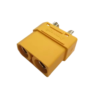 Connecteurs d'alimentation XT60 XT-60 XT 60 2P en cuivre plaqué or 25A mâle/femelle pour connexions de fils de carte PCB, système d'énergie solaire - Product Image 1