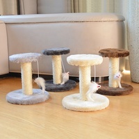 Meubles modernes de style simple grattoir en bois mignon activité sisal arbre à gratter pour chat