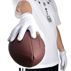 Guanti da Battuta All'Ingrosso o Guanti da Ricevitore da Rugby Leggeri e Antiscivolo con Grip in Silicone Guanti da Football - Product Image 3