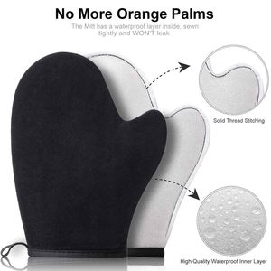 Kit de 3 gants applicateurs de bronzage auto-bronzant, brosse Kabuki et applicateur dorsal sans traces réutilisable, vente en gros, logo personnalisé - Product Image 4