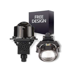 Projecteur de faisceau Bi-Led à lentille bleue super lumineux 60W 6000k RHD/LHD, phare Bi Led à double lentille - Product Image 6