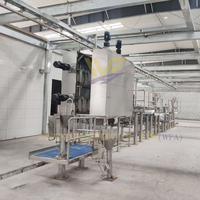 Ligne de traitement du bétail pour abattoir de porcs, machine à épiler les porcs, pompe à moteur automatique en acier inoxydable 304