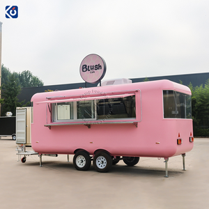 CAMPTRL Remorque alimentaire mobile personnalisée, chariot de vente de glaces, café, restauration rapide avec cuisine complète, remorque de traiteur mobile - Product Image 2