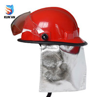 Casque de pompier ignifuge de type T sans fentes avec 8 points de suspension, conforme aux normes européennes et australiennes, casque de sécurité incendie