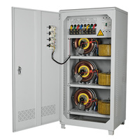 Stabilisateur de tension automatique triphasé WF.EL TNS-90KVA 380V AC 50/60Hz en cuivre, haute efficacité 0.98, régulateur de tension